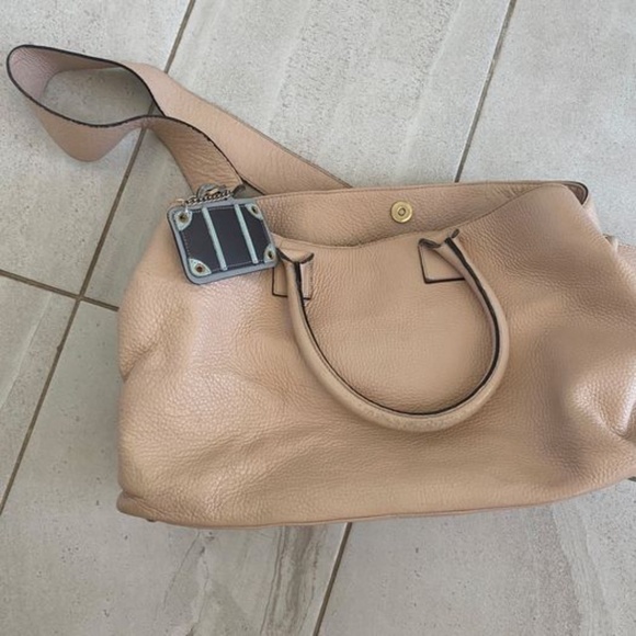 Pink leathers from Italy purse Victoria Napoli ,very roomy - Picture 2 of 4